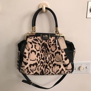 RARE vintage Cowhide Coach Tote shoulder bag